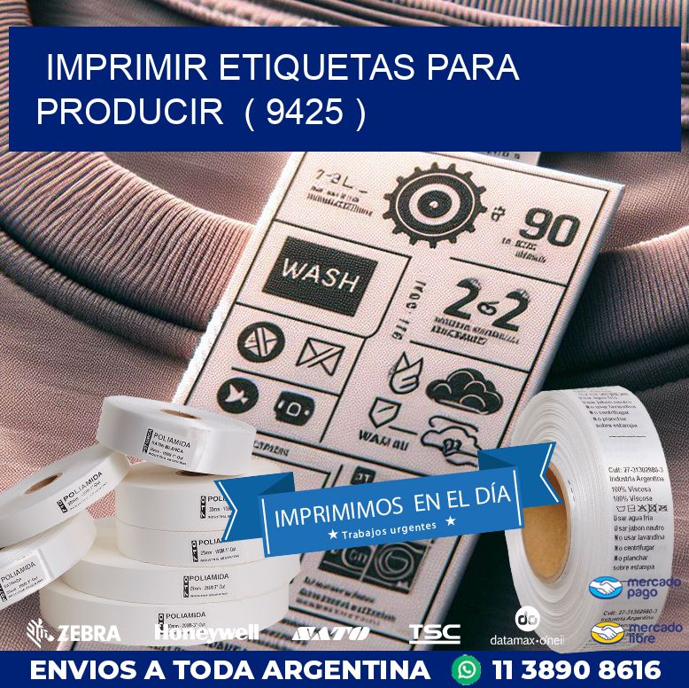 imprimir etiquetas para producir  ( 9425 )