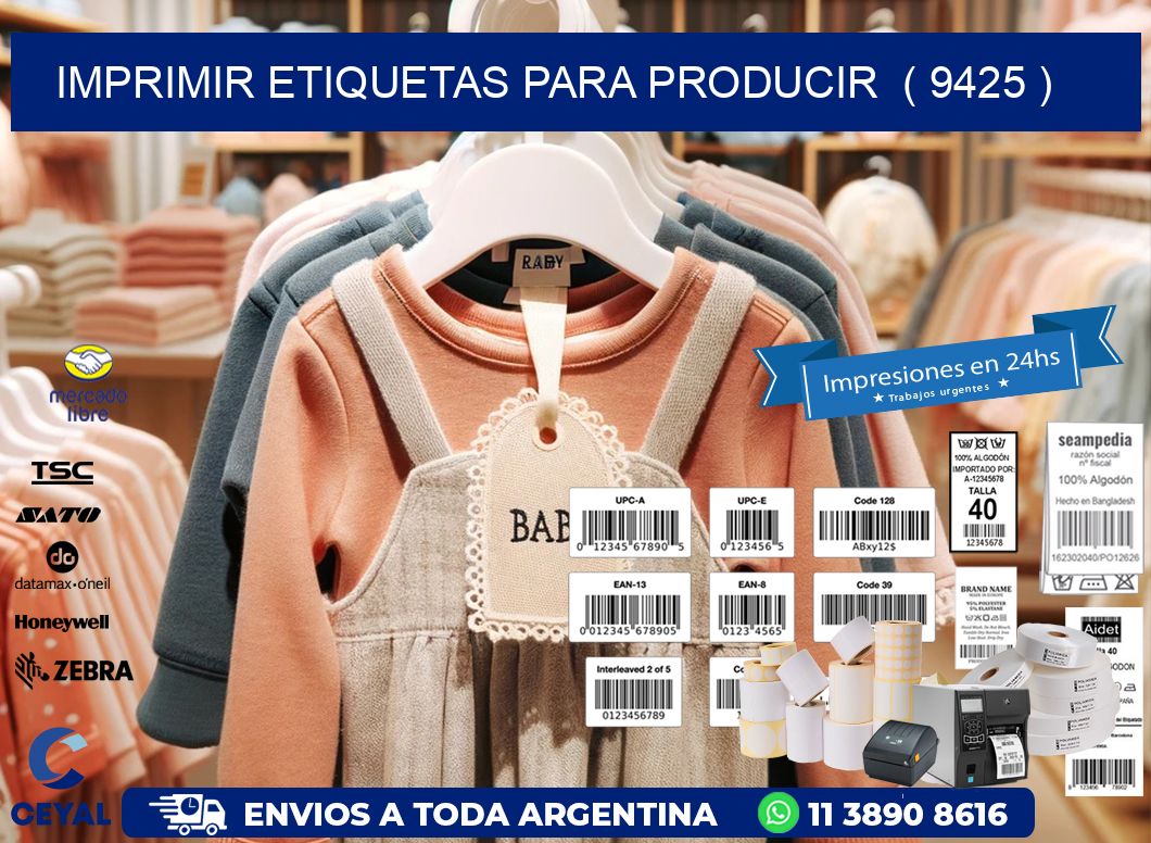 imprimir etiquetas para producir  ( 9425 )