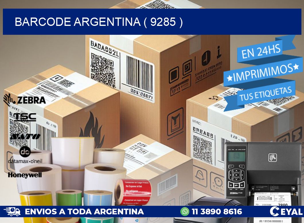 BARCODE ARGENTINA ( 9285 )