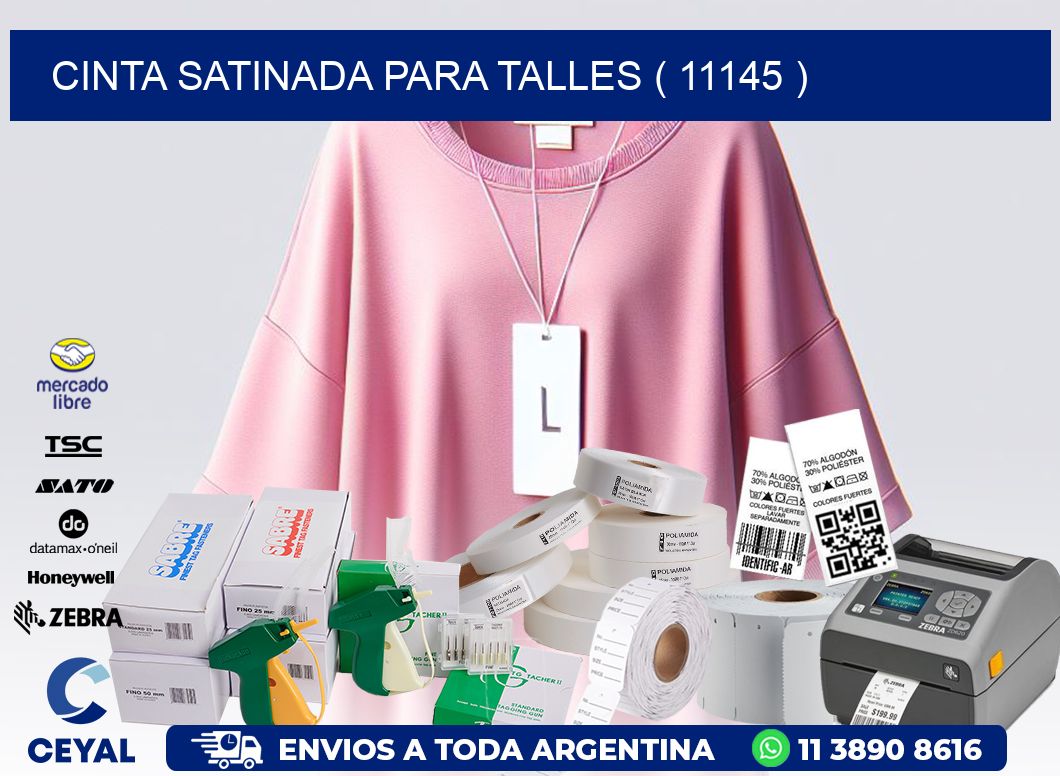 CINTA SATINADA PARA TALLES ( 11145 )