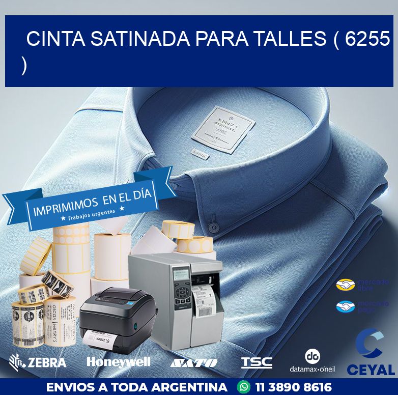 CINTA SATINADA PARA TALLES ( 6255 )