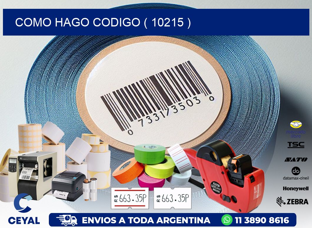 COMO HAGO CODIGO ( 10215 )