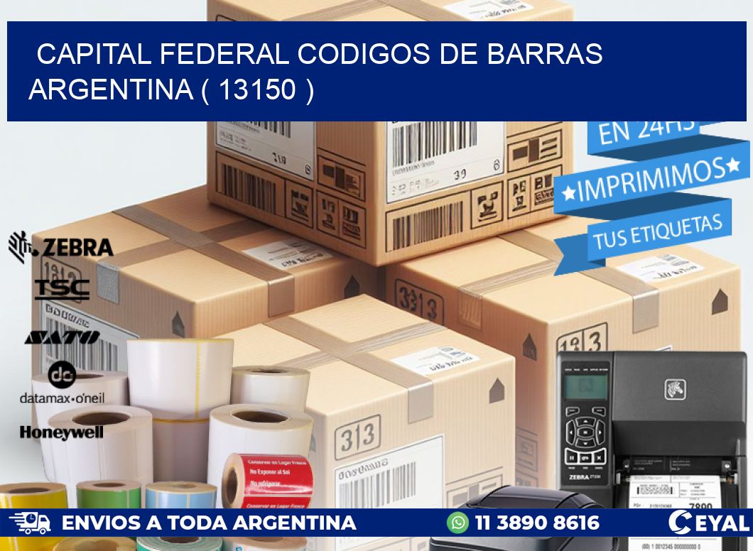 Capital federal codigos de barras argentina ( 13150 )