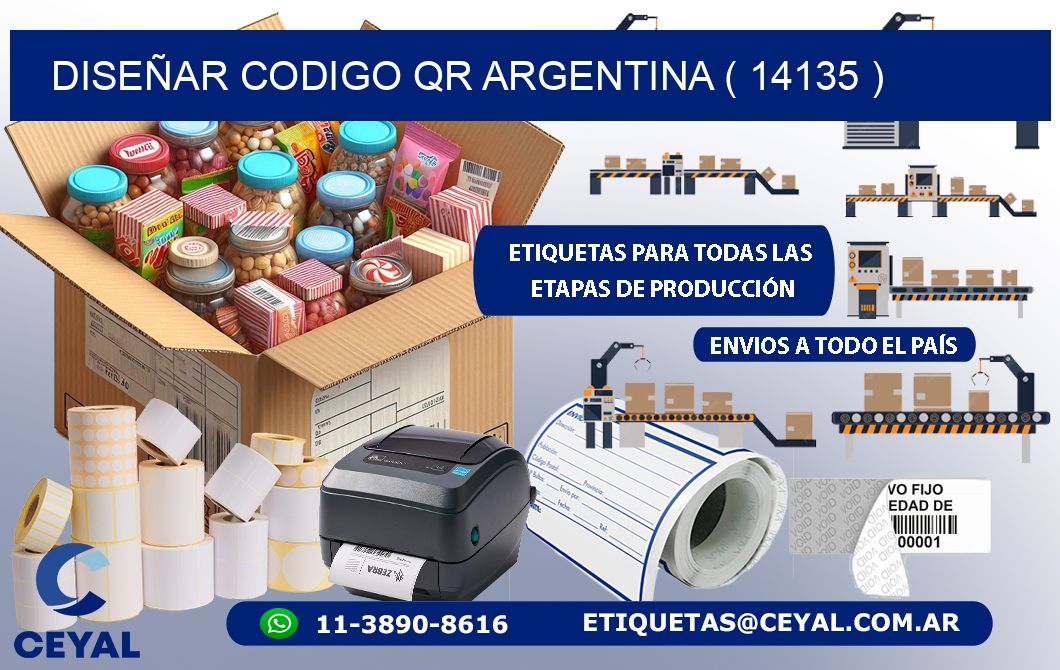 DISEÑAR CODIGO QR ARGENTINA ( 14135 )