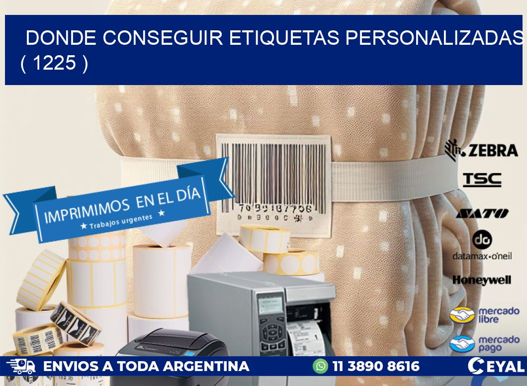 DONDE CONSEGUIR ETIQUETAS PERSONALIZADAS ( 1225 )