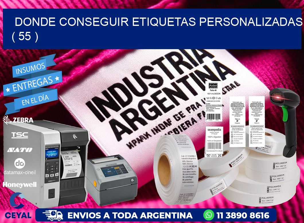 DONDE CONSEGUIR ETIQUETAS PERSONALIZADAS ( 55 )
