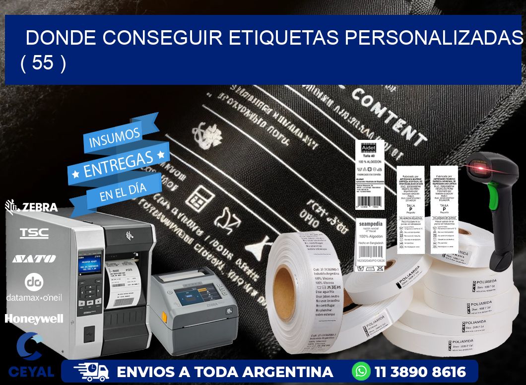 DONDE CONSEGUIR ETIQUETAS PERSONALIZADAS ( 55 )
