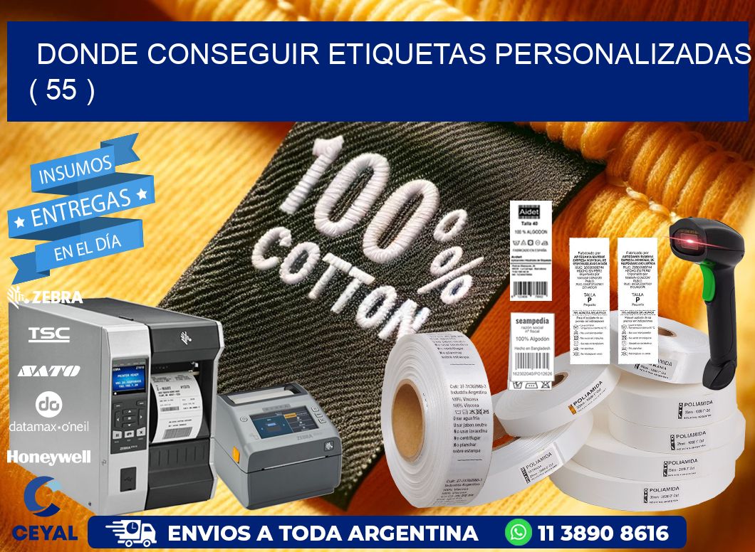 DONDE CONSEGUIR ETIQUETAS PERSONALIZADAS ( 55 )