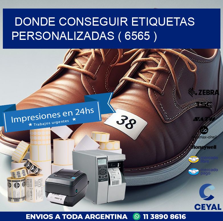 DONDE CONSEGUIR ETIQUETAS PERSONALIZADAS ( 6565 )