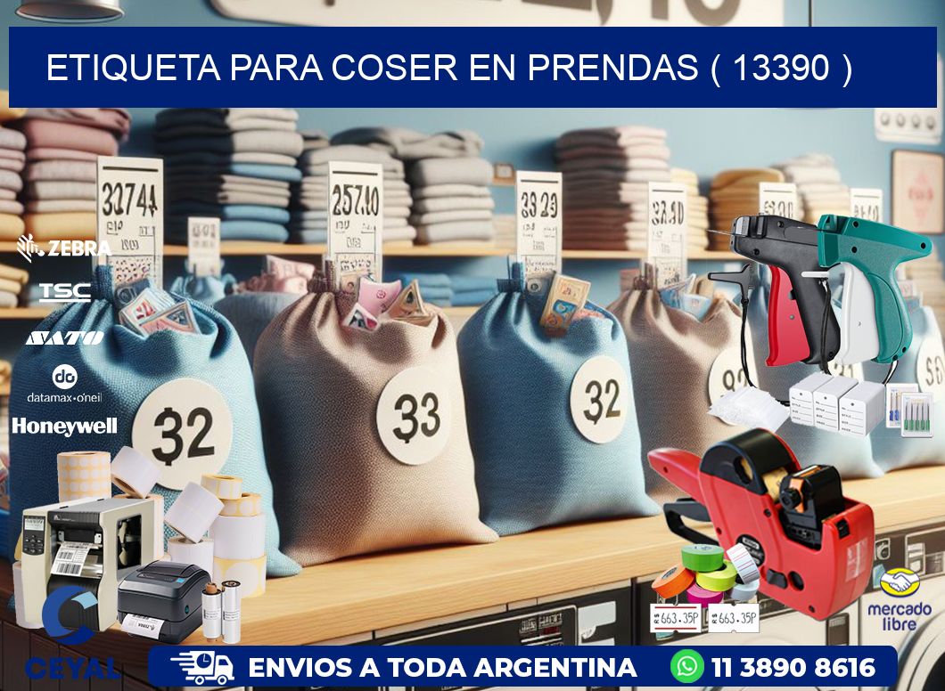 ETIQUETA PARA COSER EN PRENDAS ( 13390 )