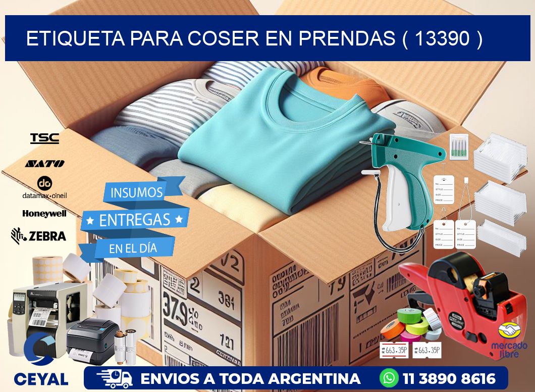 ETIQUETA PARA COSER EN PRENDAS ( 13390 )