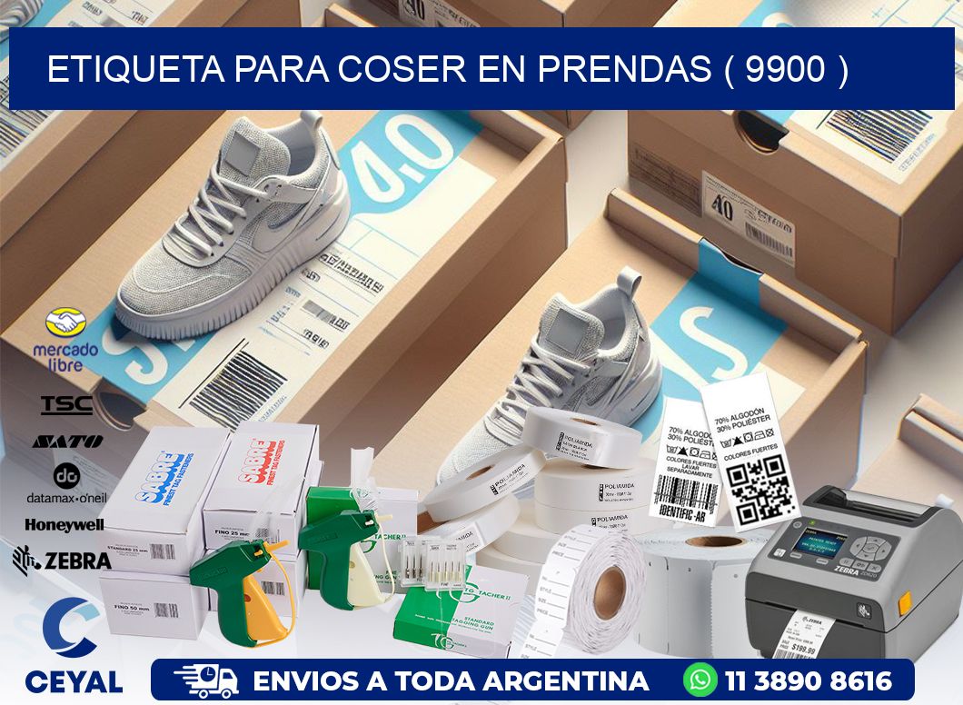ETIQUETA PARA COSER EN PRENDAS ( 9900 )
