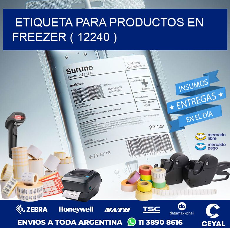ETIQUETA PARA PRODUCTOS EN FREEZER ( 12240 )