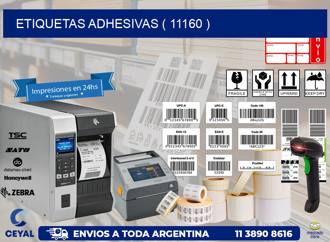 ETIQUETAS ADHESIVAS ( 11160 )