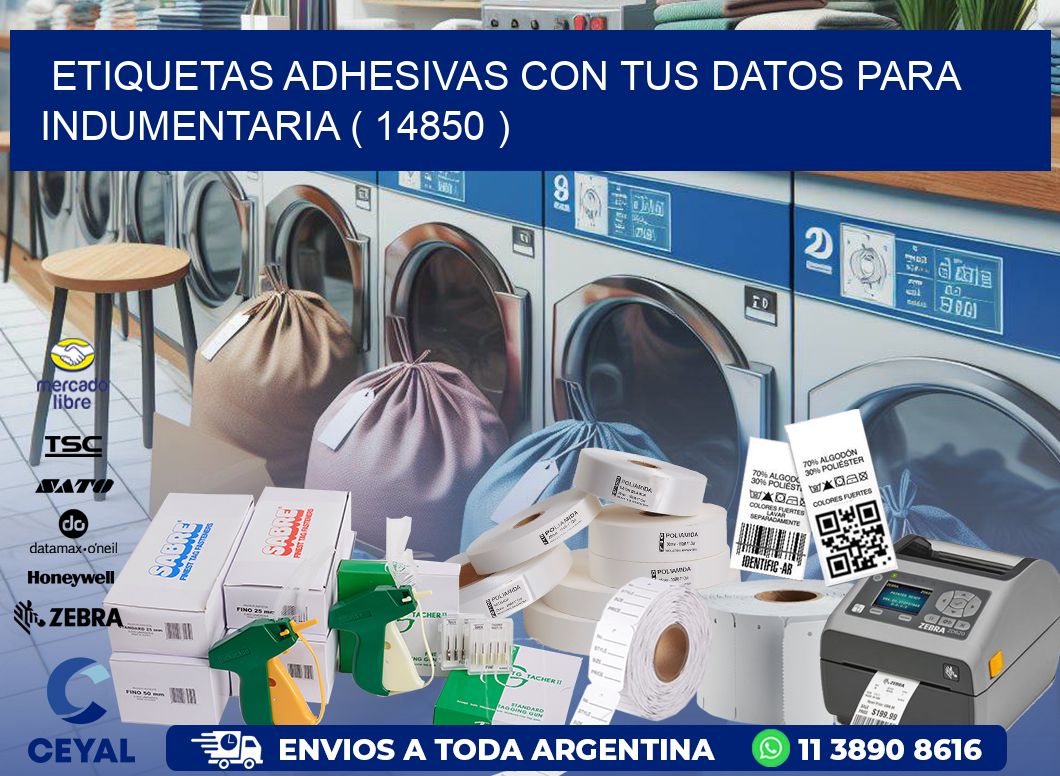 ETIQUETAS ADHESIVAS CON TUS DATOS PARA INDUMENTARIA ( 14850 )