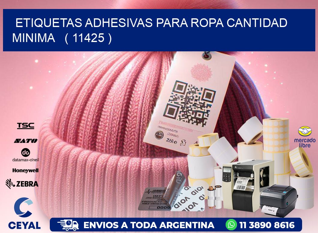 ETIQUETAS ADHESIVAS PARA ROPA CANTIDAD MINIMA   ( 11425 )