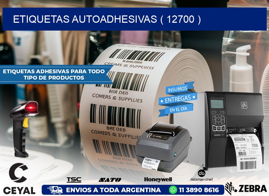 ETIQUETAS AUTOADHESIVAS ( 12700 )