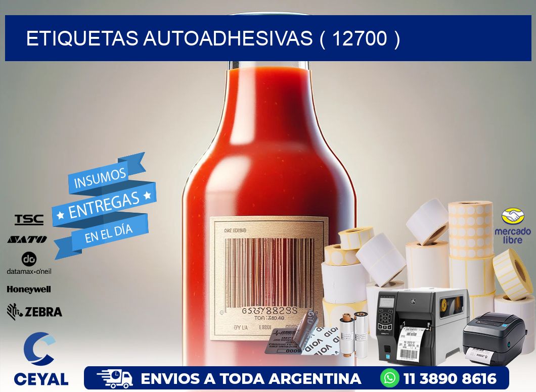 ETIQUETAS AUTOADHESIVAS ( 12700 )