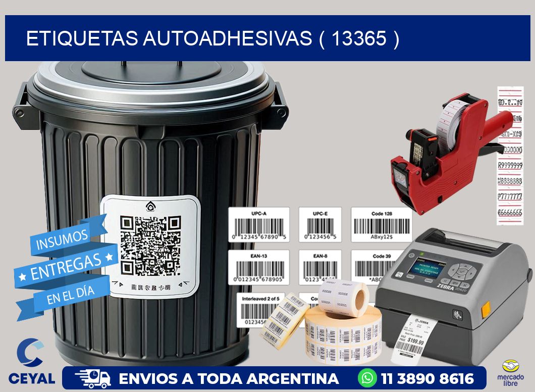 ETIQUETAS AUTOADHESIVAS ( 13365 )
