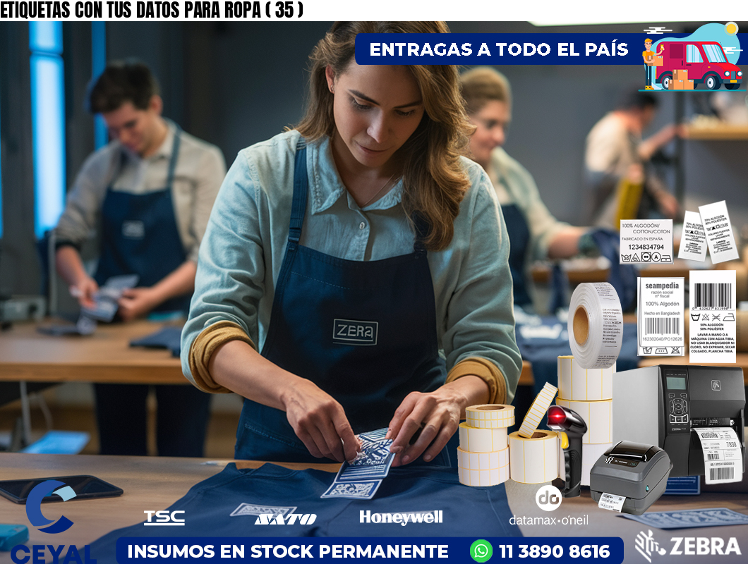 ETIQUETAS CON TUS DATOS PARA ROPA ( 35 )