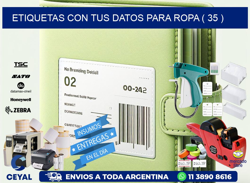 ETIQUETAS CON TUS DATOS PARA ROPA ( 35 )