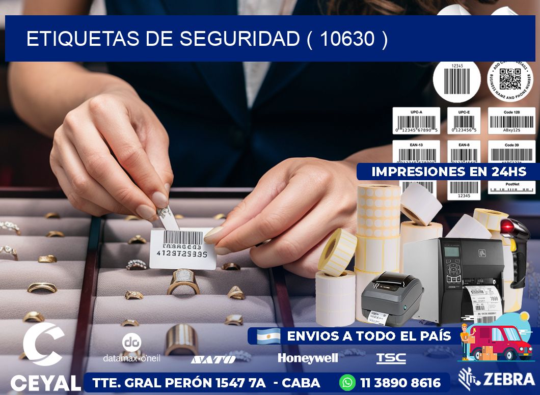 ETIQUETAS DE SEGURIDAD ( 10630 )