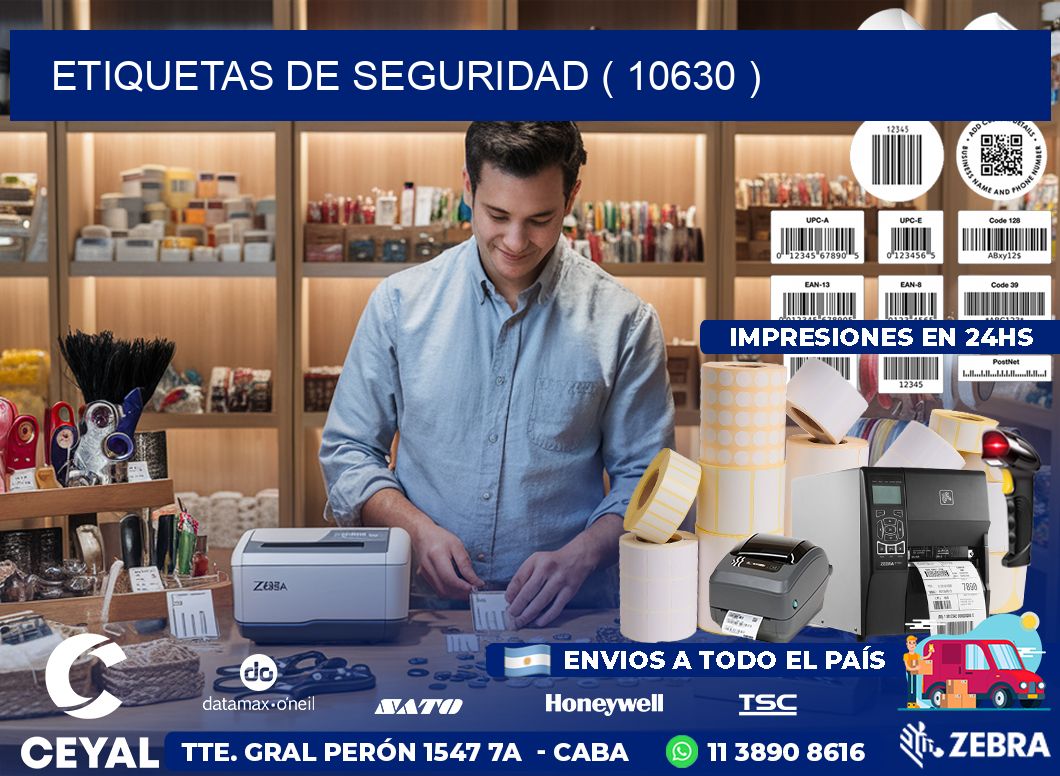 ETIQUETAS DE SEGURIDAD ( 10630 )