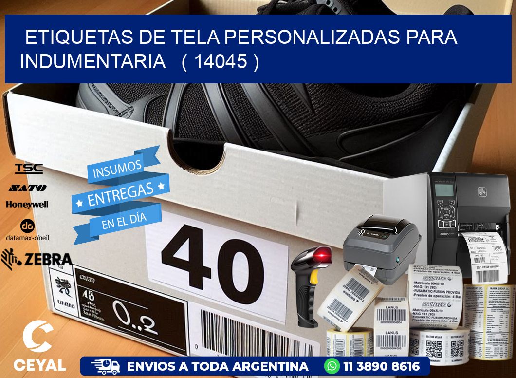 ETIQUETAS DE TELA PERSONALIZADAS PARA INDUMENTARIA   ( 14045 )