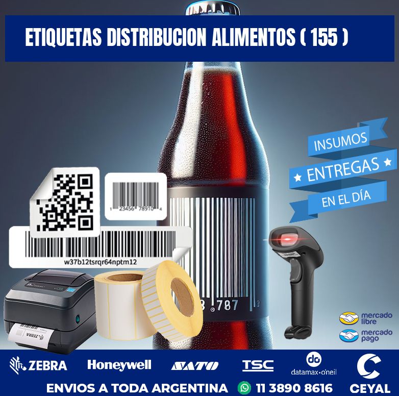 ETIQUETAS DISTRIBUCION ALIMENTOS ( 155 )