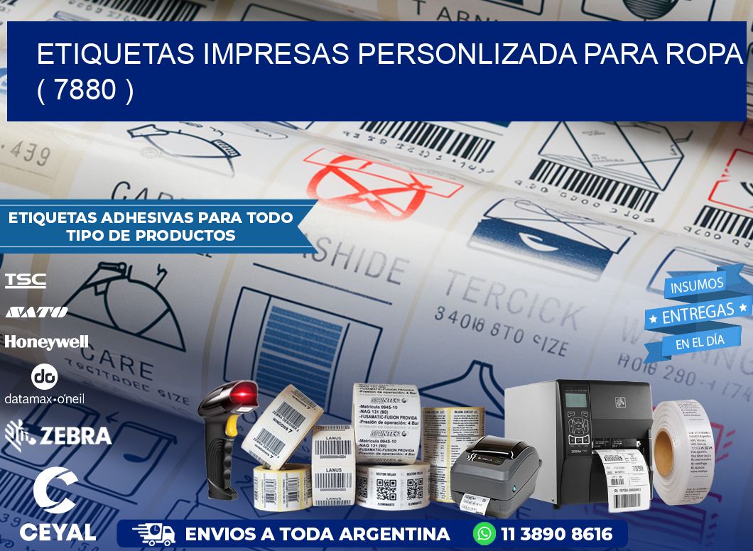 ETIQUETAS IMPRESAS PERSONLIZADA PARA ROPA   ( 7880 )
