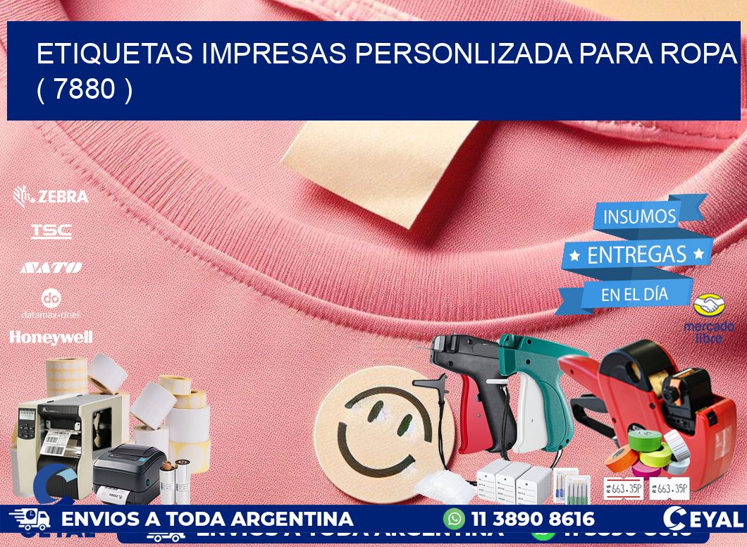 ETIQUETAS IMPRESAS PERSONLIZADA PARA ROPA   ( 7880 )