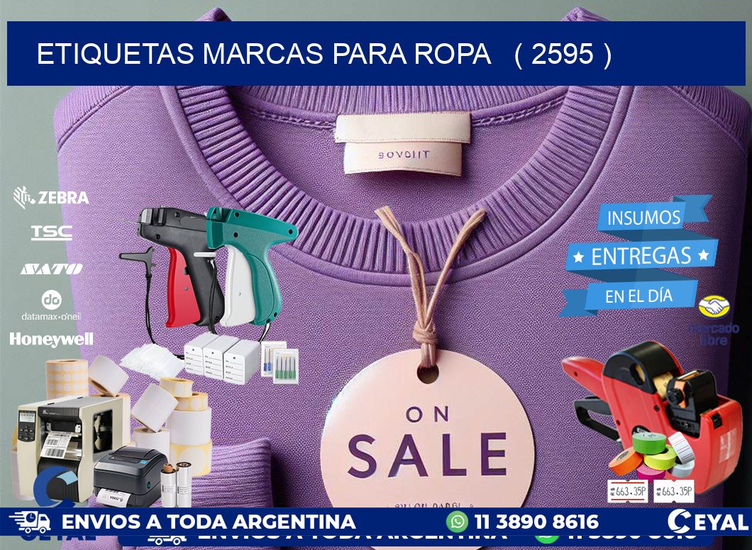 ETIQUETAS MARCAS PARA ROPA   ( 2595 )
