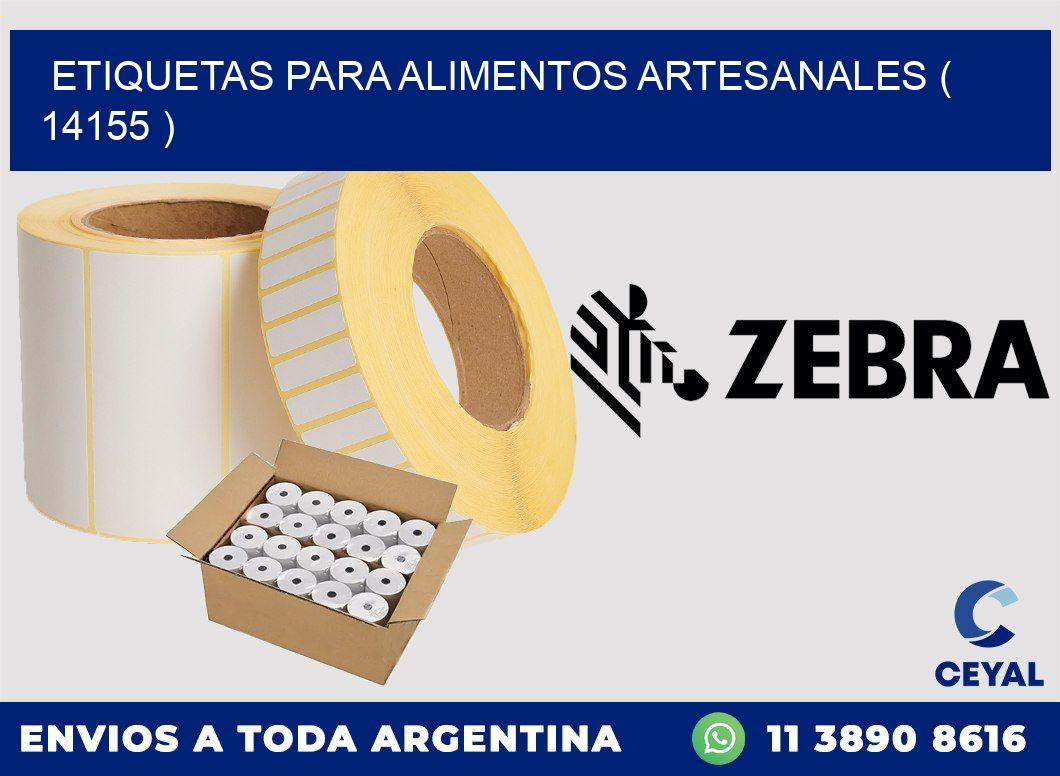 ETIQUETAS PARA ALIMENTOS ARTESANALES ( 14155 )