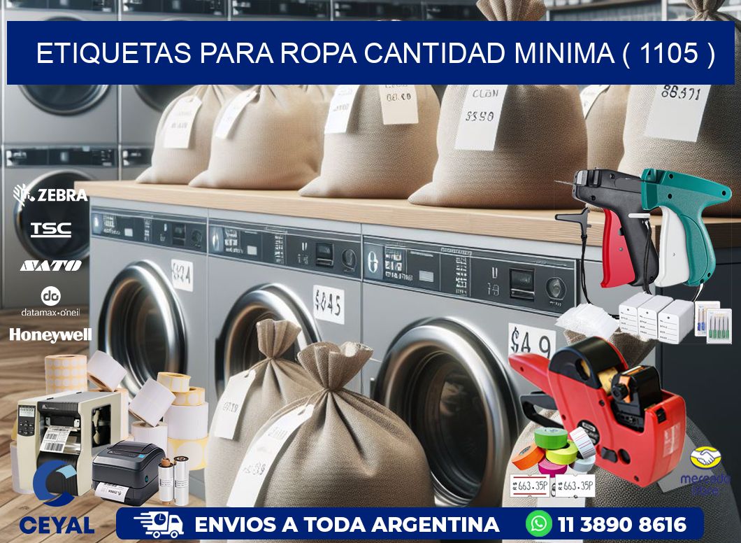 ETIQUETAS PARA ROPA CANTIDAD MINIMA ( 1105 )