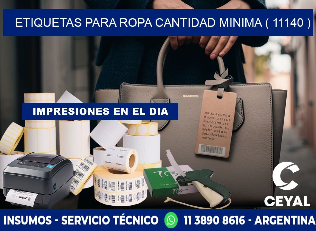 ETIQUETAS PARA ROPA CANTIDAD MINIMA ( 11140 )