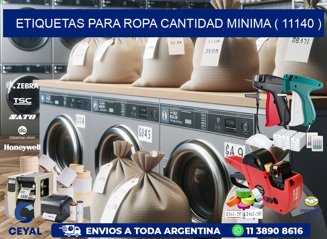 ETIQUETAS PARA ROPA CANTIDAD MINIMA ( 11140 )