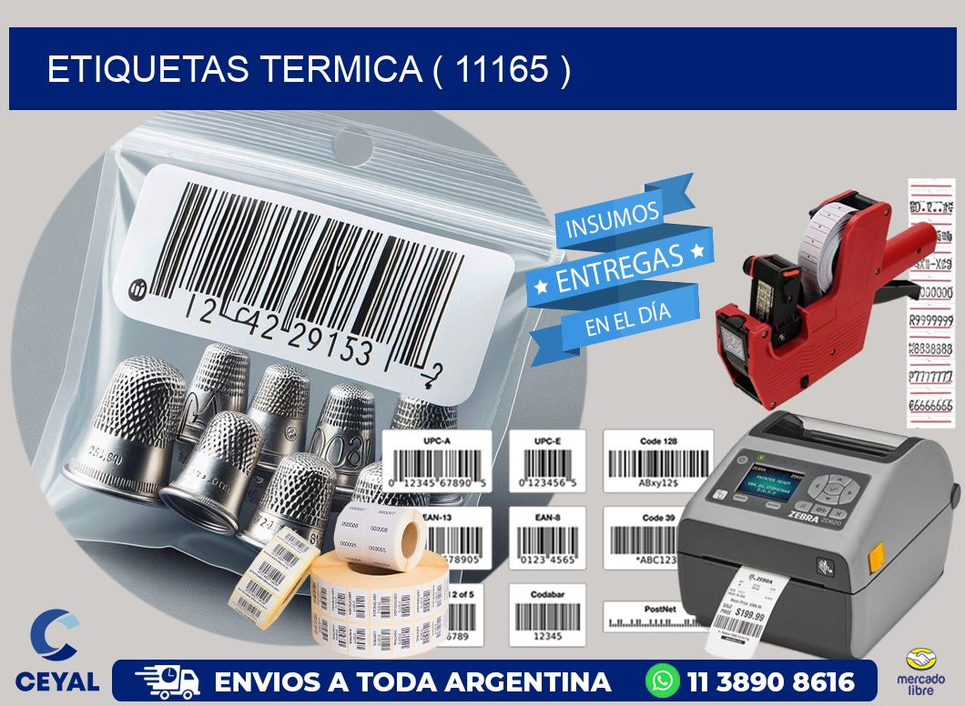 ETIQUETAS TERMICA ( 11165 )