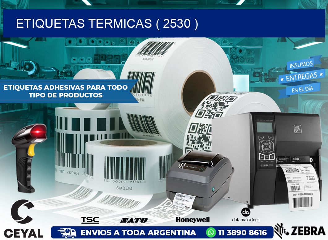 ETIQUETAS TERMICAS ( 2530 )