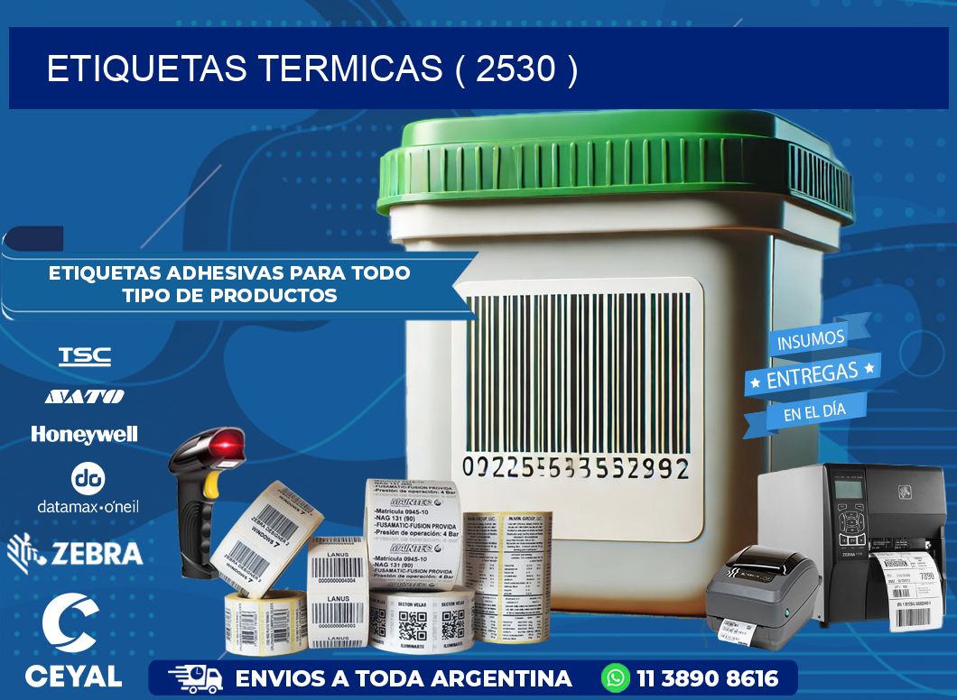 ETIQUETAS TERMICAS ( 2530 )