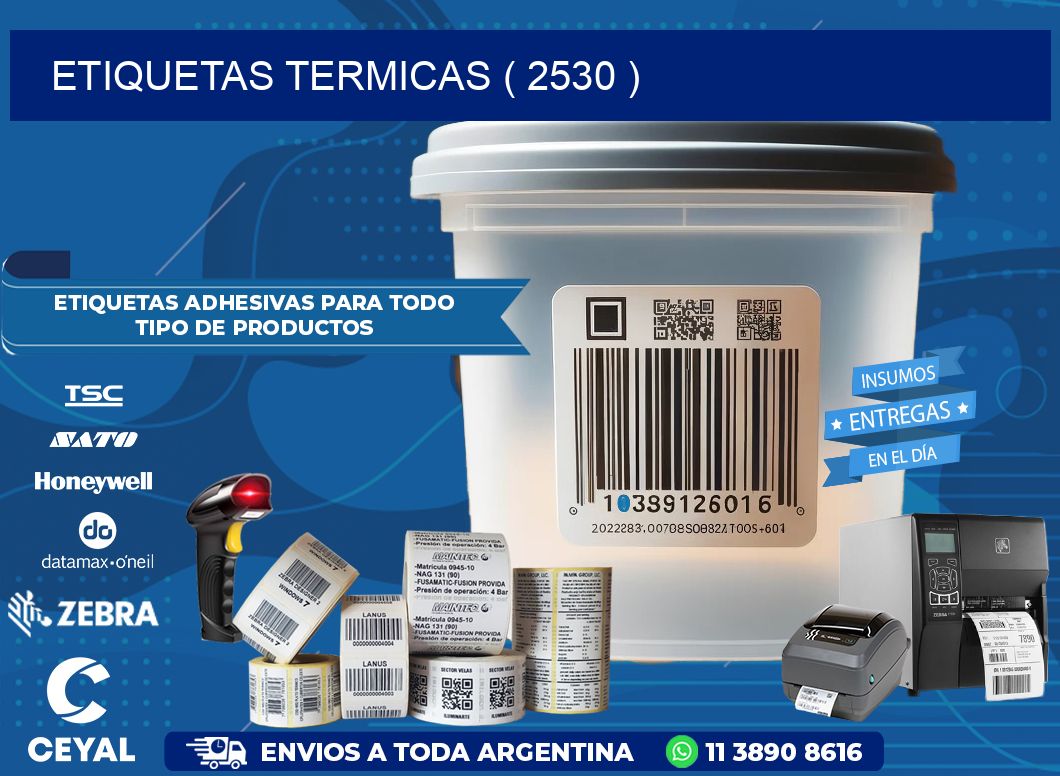 ETIQUETAS TERMICAS ( 2530 )