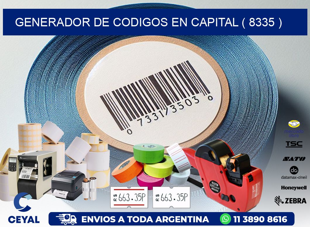 GENERADOR DE CODIGOS EN CAPITAL ( 8335 )