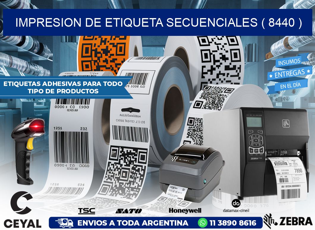 IMPRESION DE ETIQUETA SECUENCIALES ( 8440 )