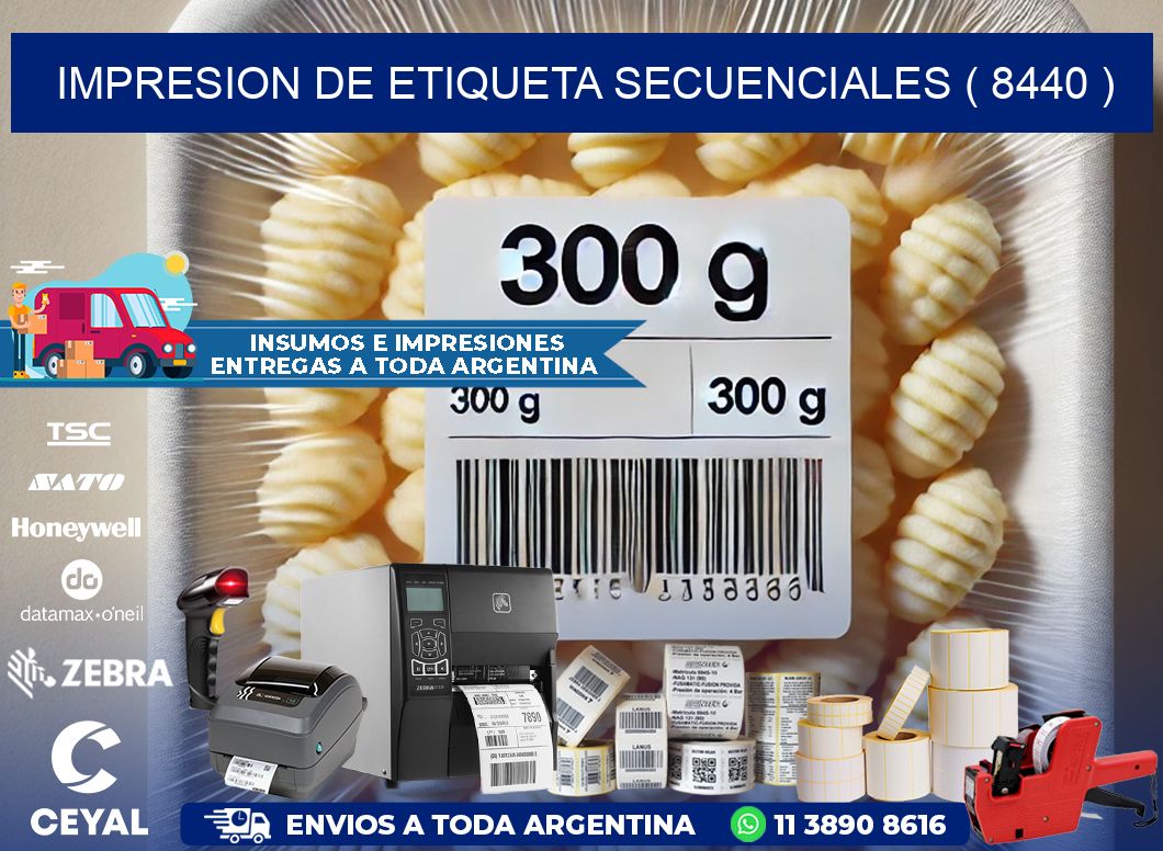 IMPRESION DE ETIQUETA SECUENCIALES ( 8440 )