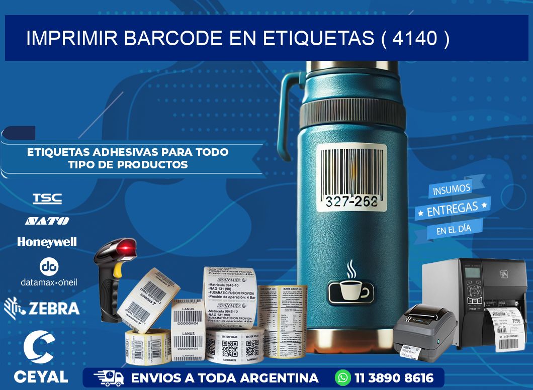 IMPRIMIR BARCODE EN ETIQUETAS ( 4140 )
