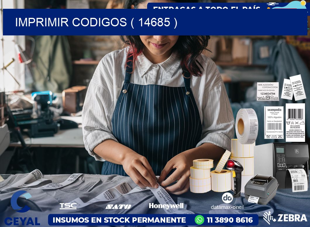 IMPRIMIR CODIGOS ( 14685 )