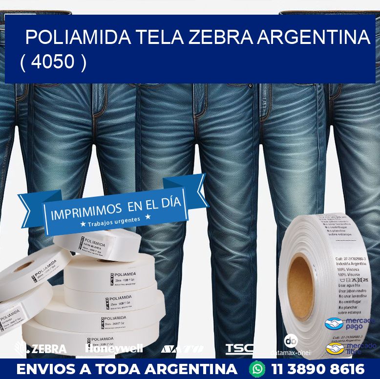 POLIAMIDA TELA ZEBRA ARGENTINA ( 4050 )