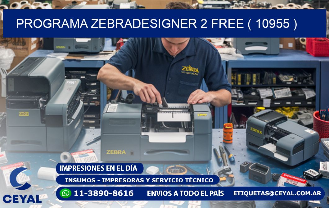 PROGRAMA ZEBRADESIGNER 2 FREE ( 10955 )