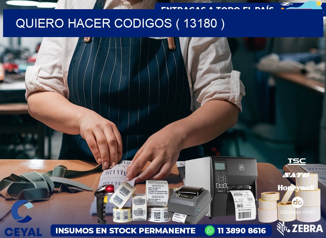 QUIERO HACER CODIGOS ( 13180 )