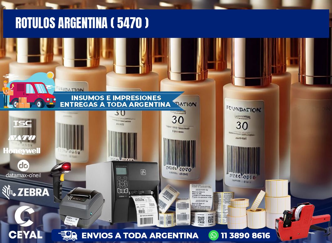 ROTULOS ARGENTINA ( 5470 )