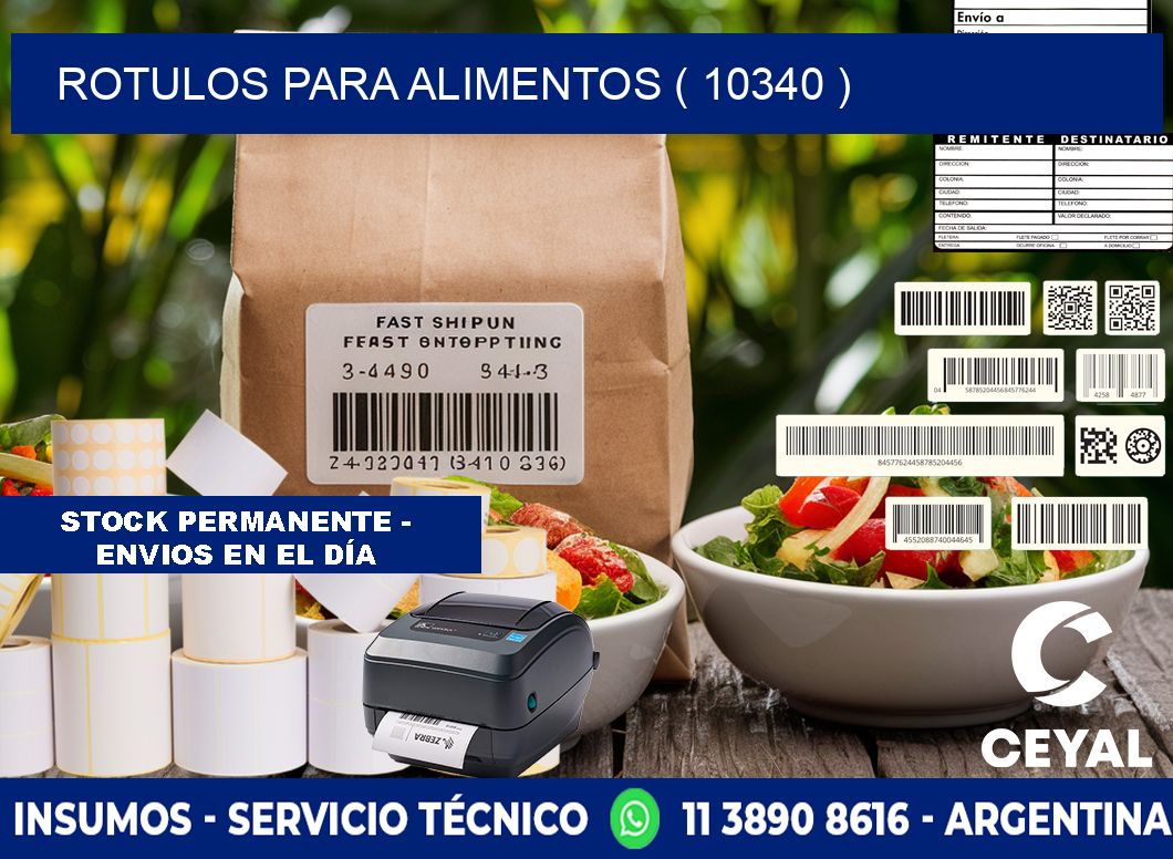 ROTULOS PARA ALIMENTOS ( 10340 )